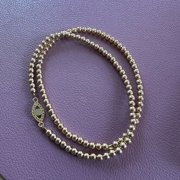 (2) Small Bead Stretch Bracelet - 3mm Bead - Picture 6 of 11